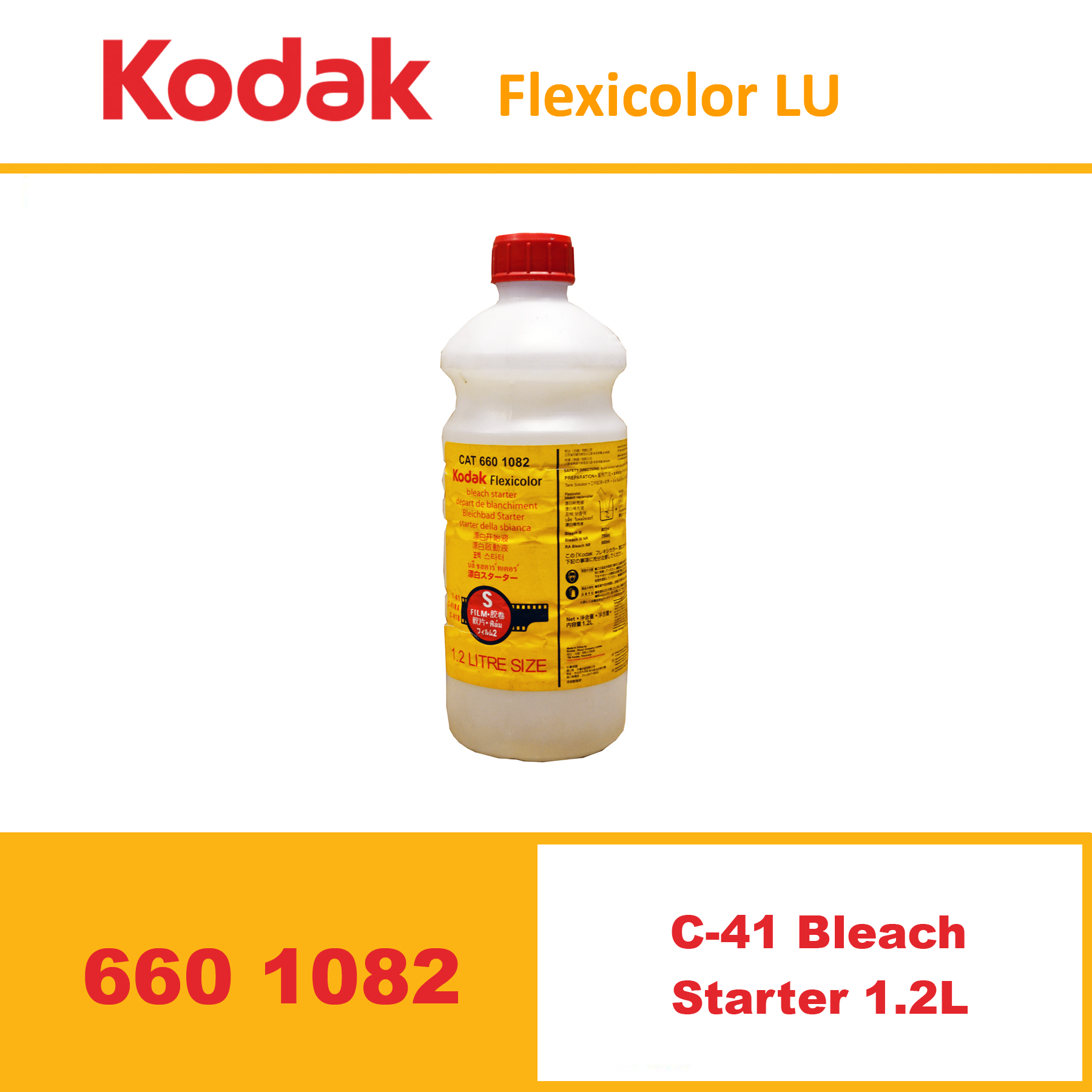 Kodak 1.2L Flex color (C-41) Bleach Starter for Color Negative Film