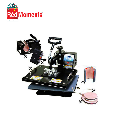 RedMoments 6 IN 1 Heat Press Combo Machine -11