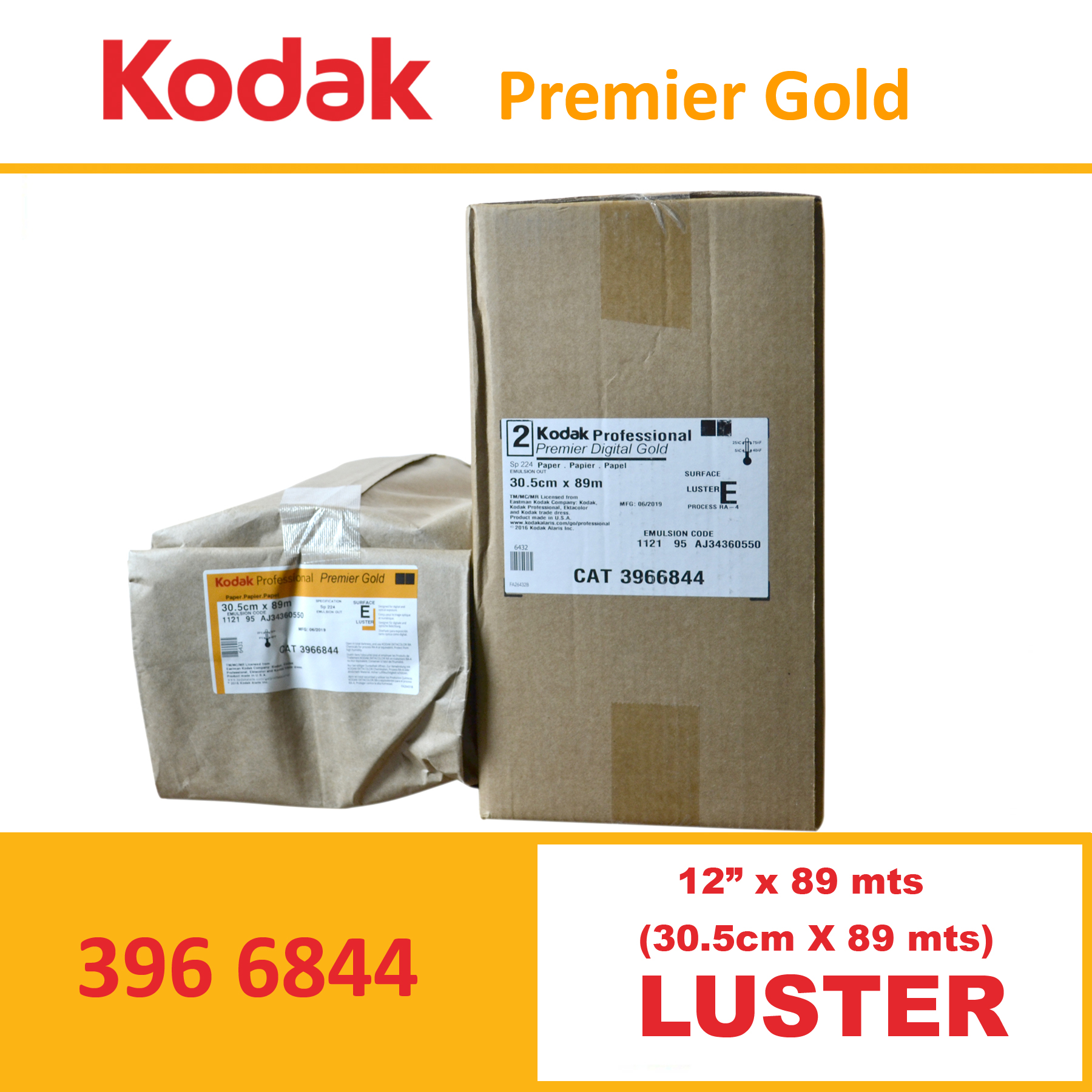 Kodak 12”  Premier Digital Gold Lustre