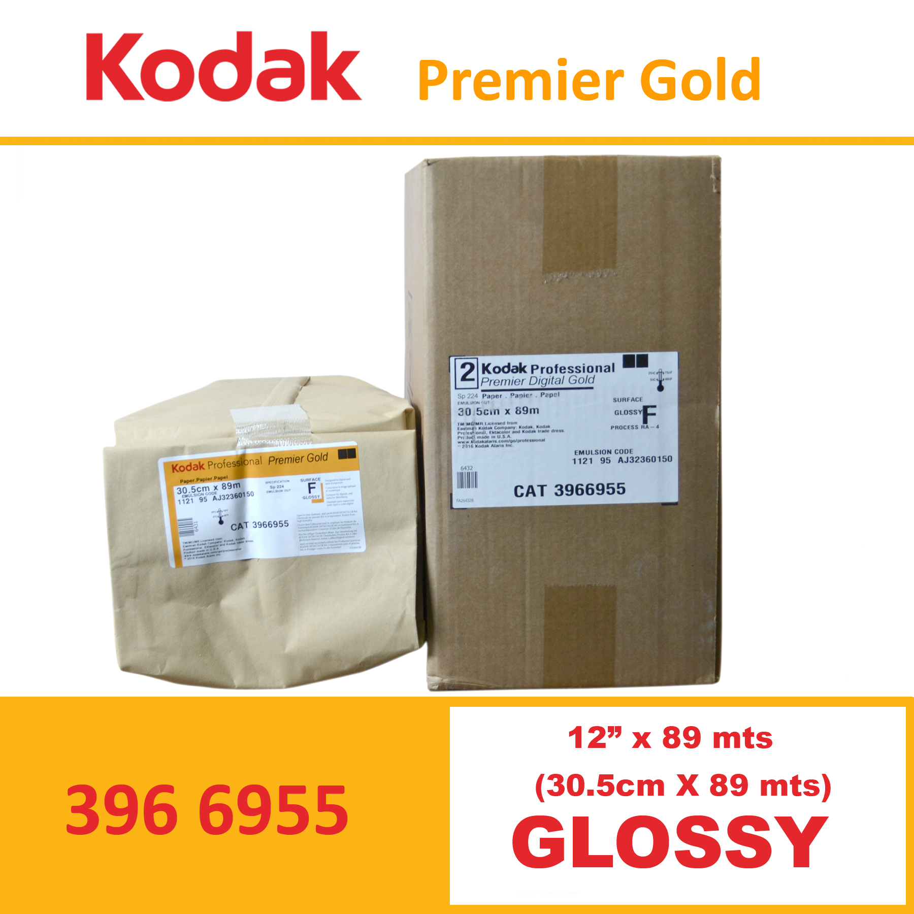 Kodak 12”  Premier Digital Gold Glossy