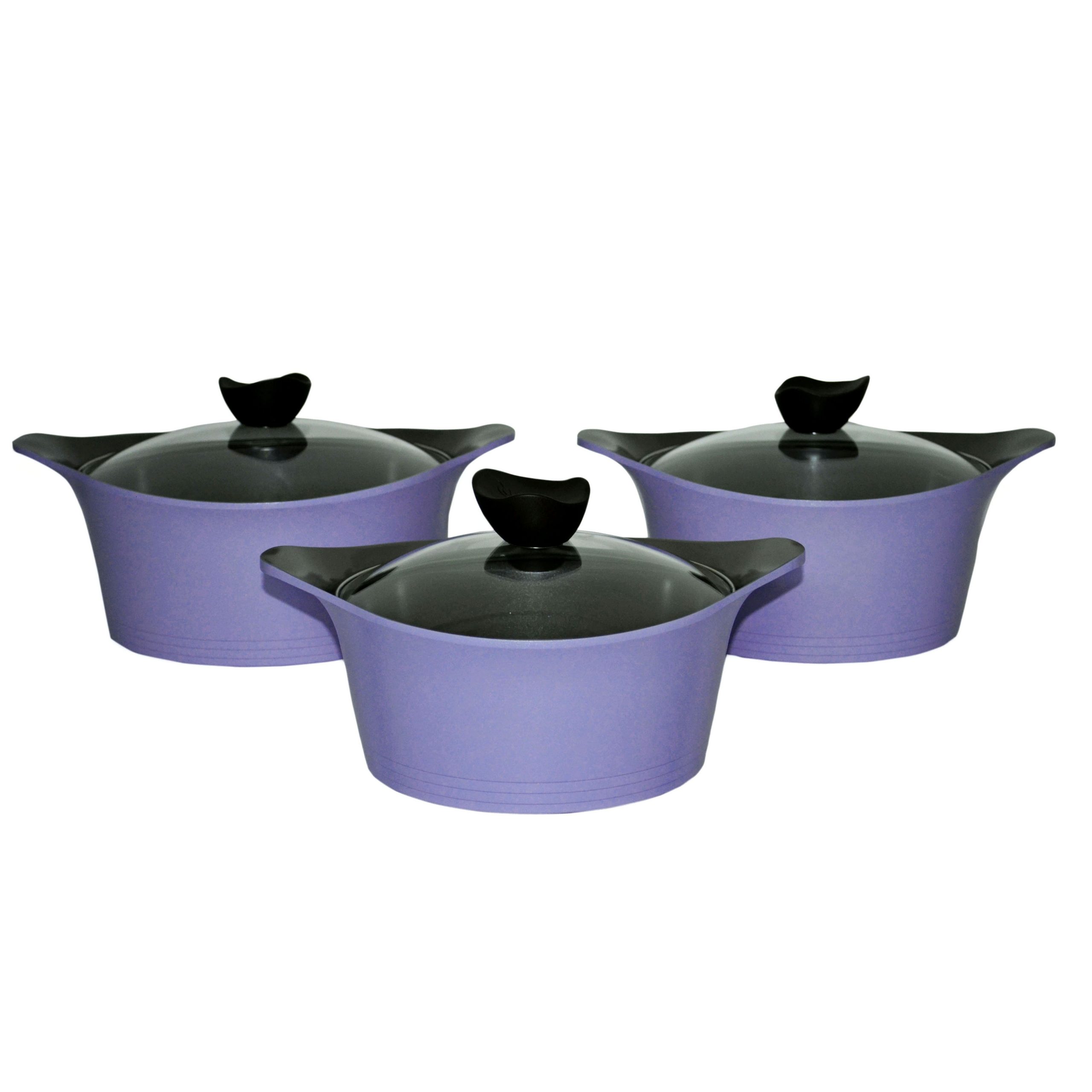 Neoflam Aeni Cookware Set – 6 Piece – Purple