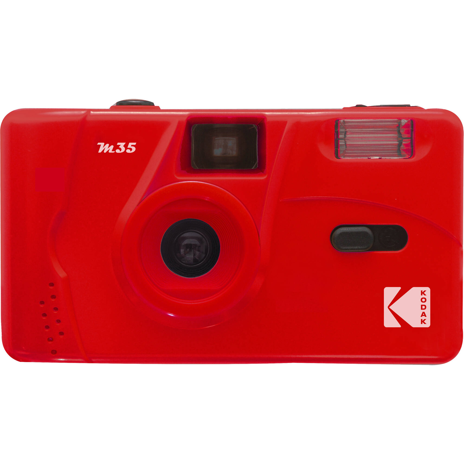 KODAK M35 – 35MM FILM CAMERA -FOCUS FREE, REUSABLE , BUILT IN FLASH , EASY TO USE – RED