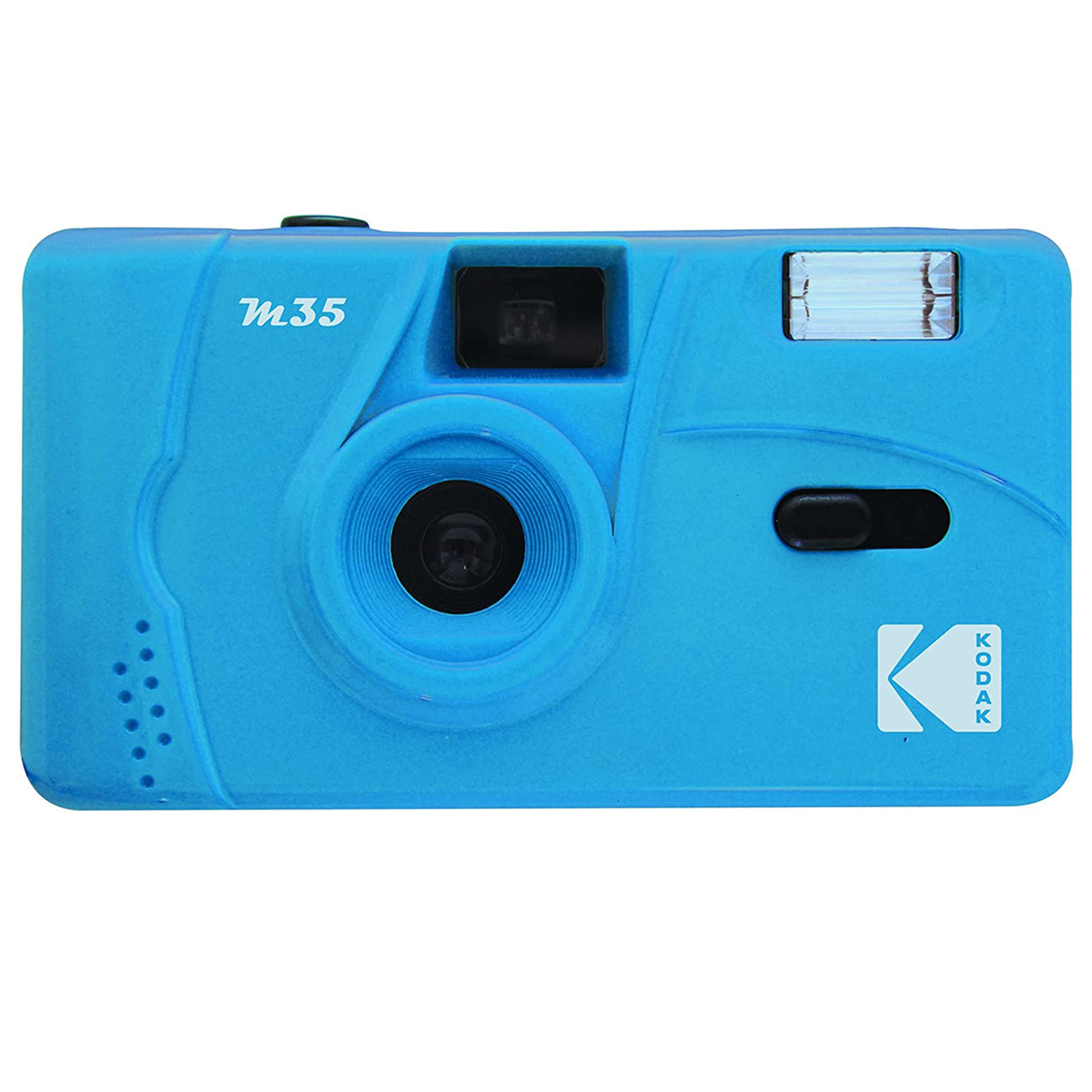 KODAK M35 – 35MM FILM CAMERA -FOCUS FREE, REUSABLE , BUILT IN FLASH , EASY TO USE – SKY BLUE