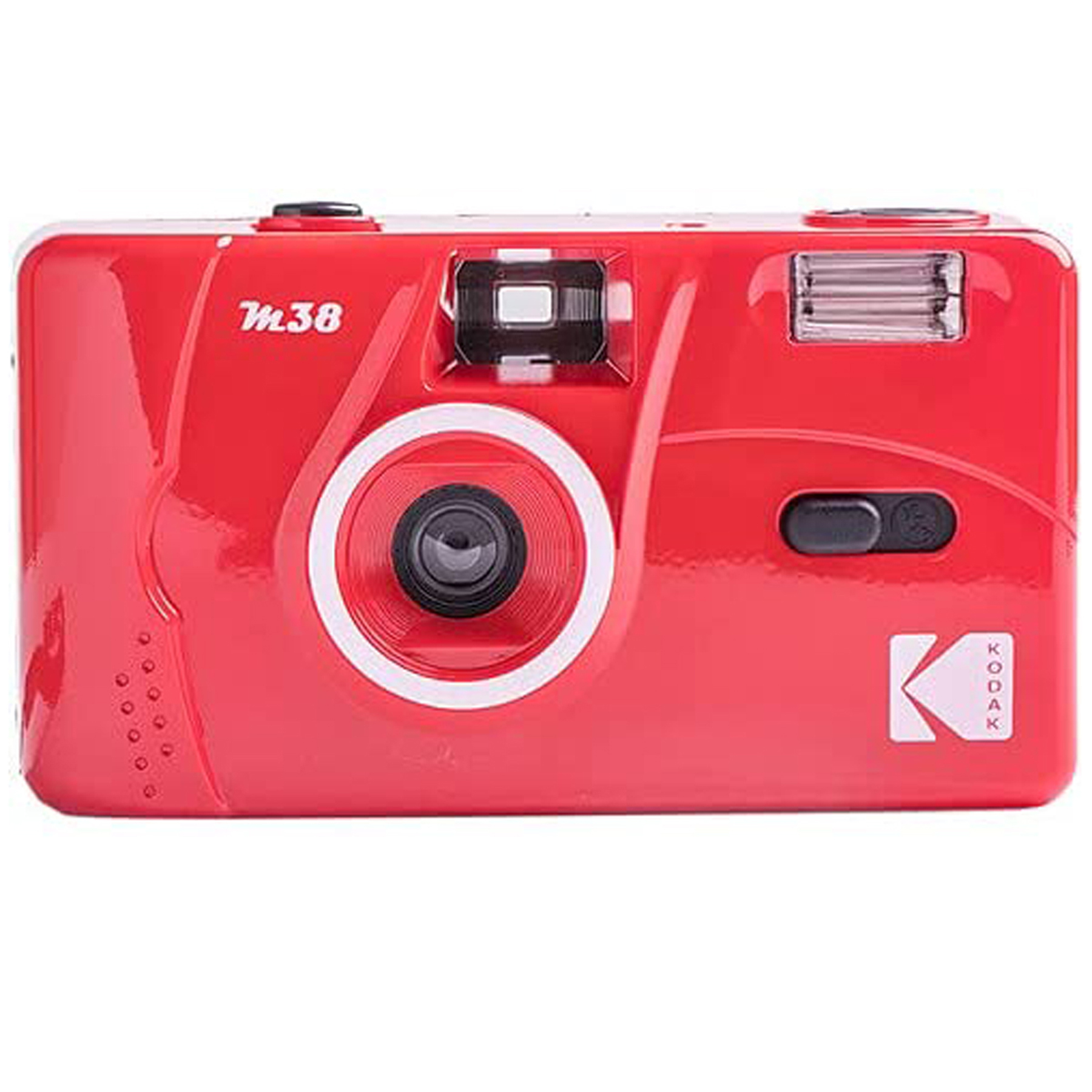 KODAK M38 – 35MM FILM CAMERA -FOCUS FREE, REUSABLE , BUILT IN FLASH , EASY TO USE – RED