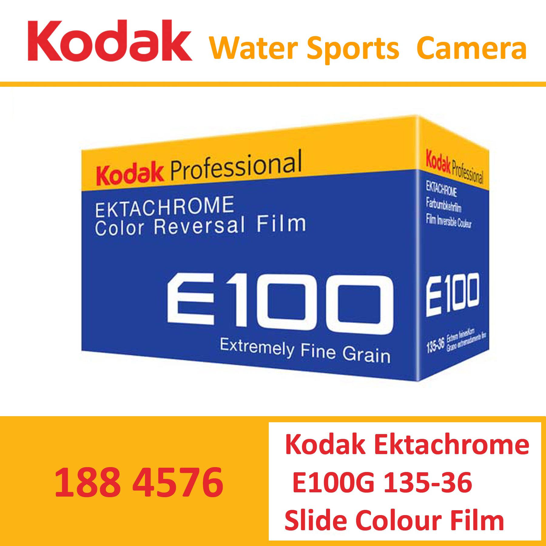 KODAK EKTACHROME E100G 135-36 COLOUR FILM
